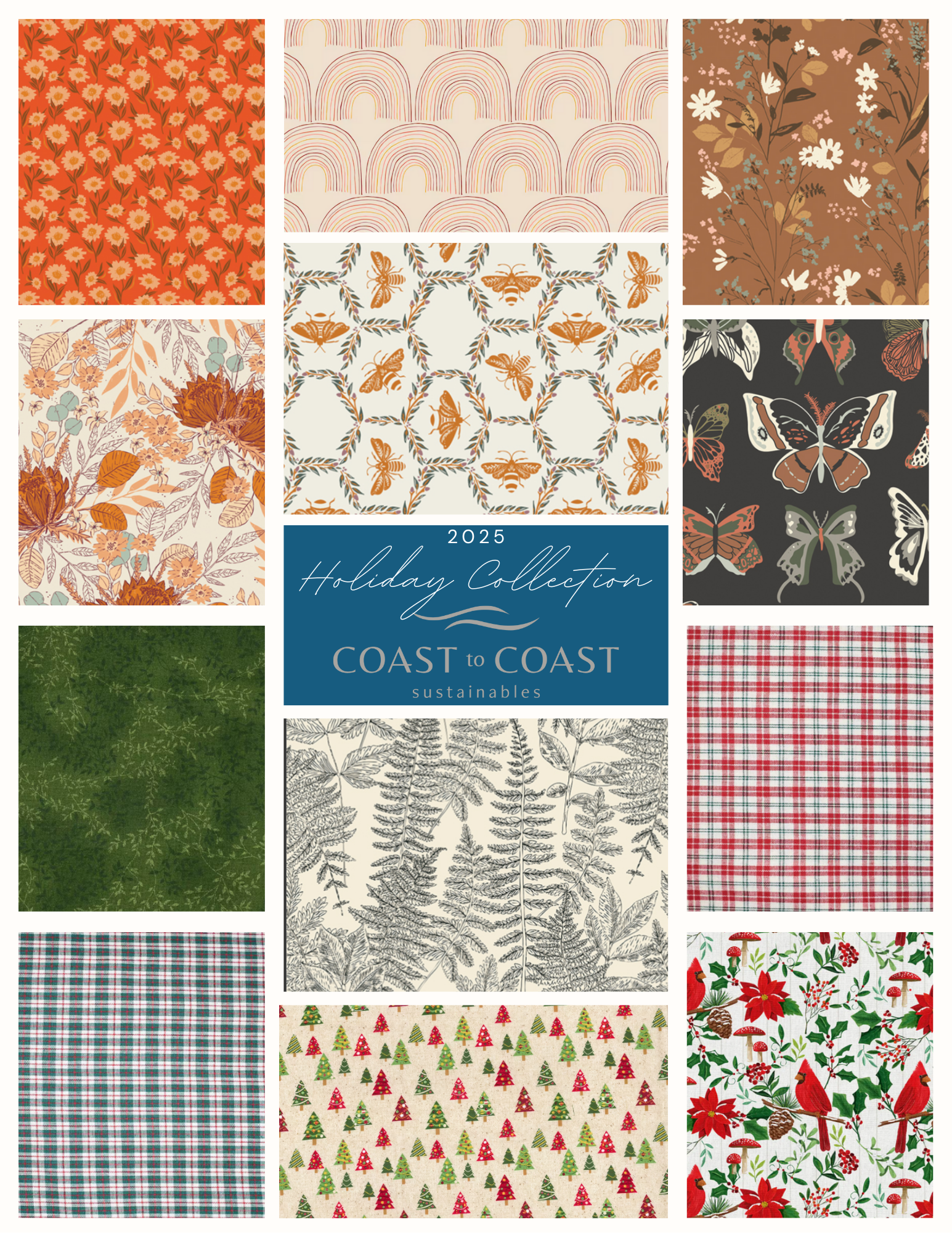 Holiday Collection - Bowl Covers, Snack / Sandwich Bags, Napkins