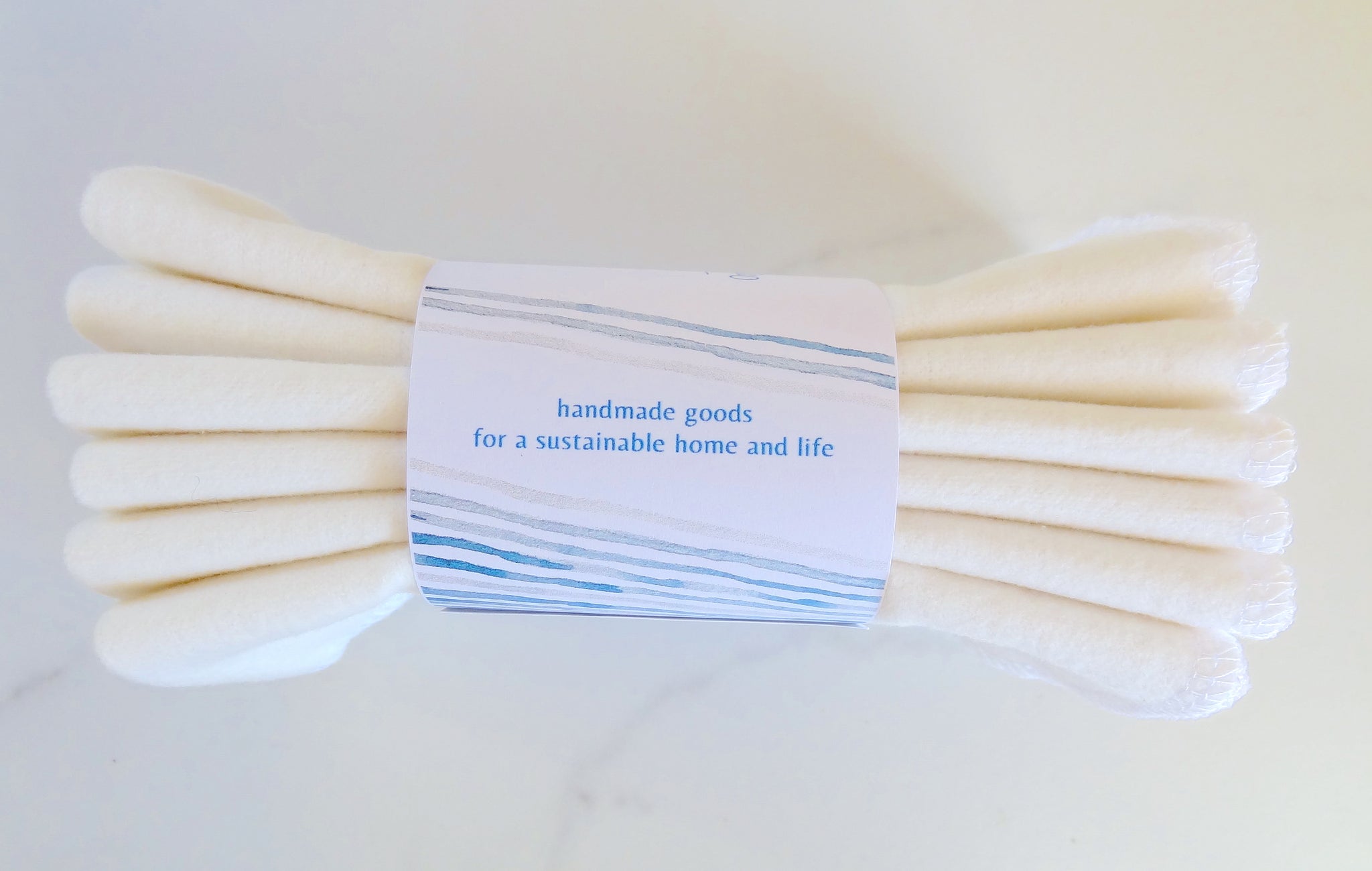 Organic REtowels Solid White