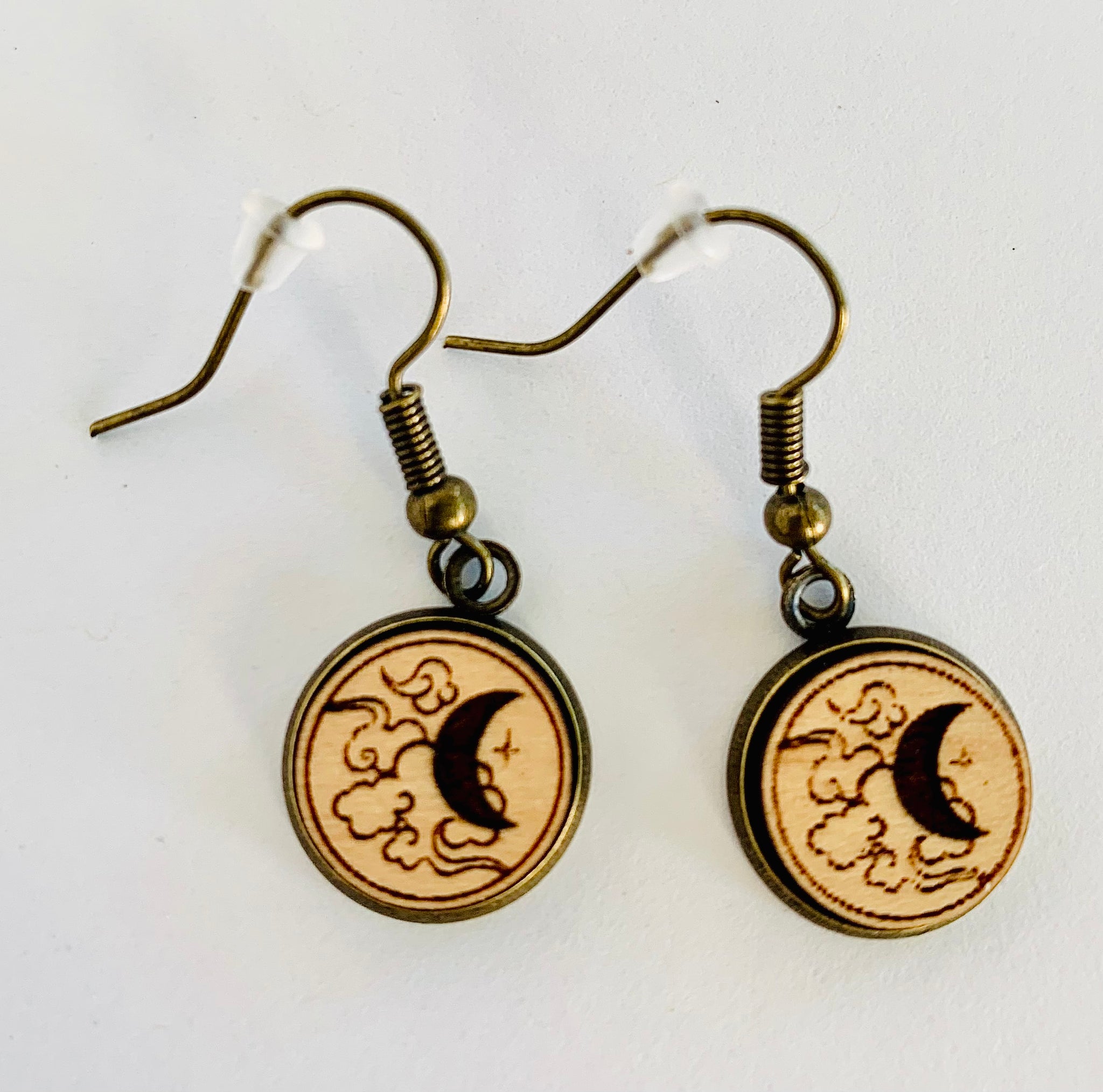 Upcycled Earrings Goodnight Moon