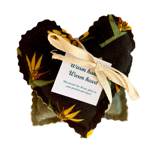 Hand Warmers - Floral / Green Plaid